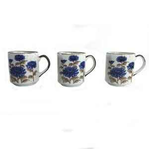 1970s Speckled Takahashi Coffee Cups Mugs